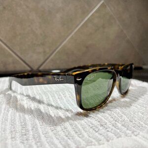 Ray Ban Brown and Light Brown Polarized Sunglasses